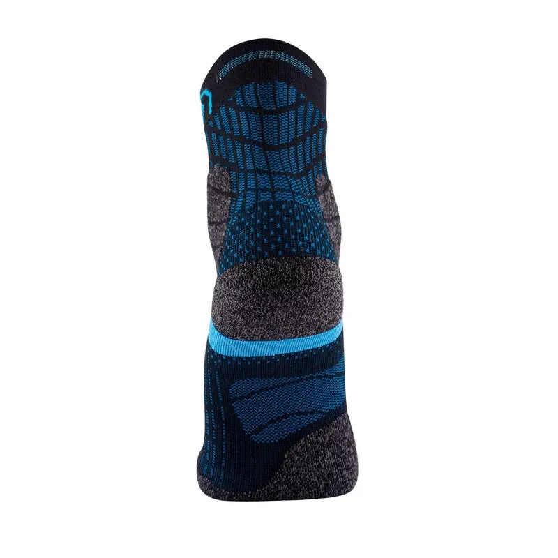 My FIT Trail Double chaussettes trail noir turquoise anti-ampoules