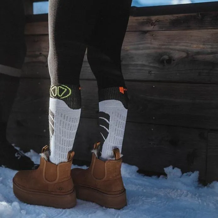 My FIT Ski Comfort chaussettes de ski blanc noir chaud