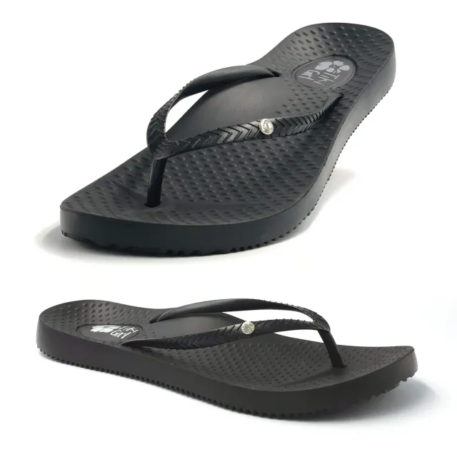FootActive Tiki Girl Black tongs orthopédiques voûte