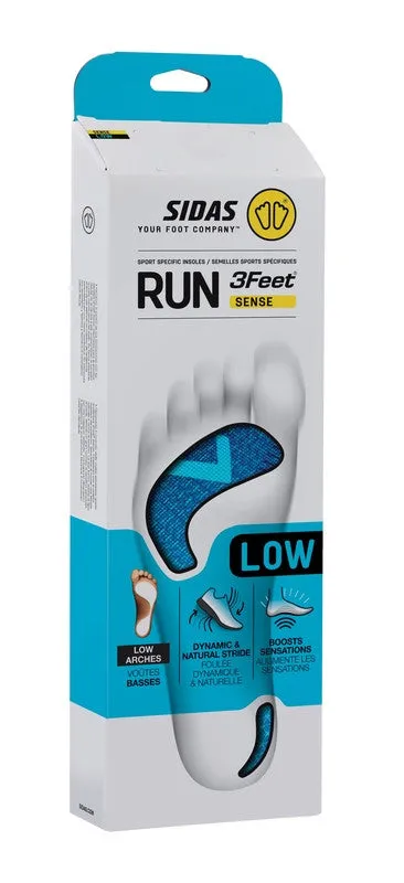 Sidas Run 3Feet Sense Low semelles running voûte basse