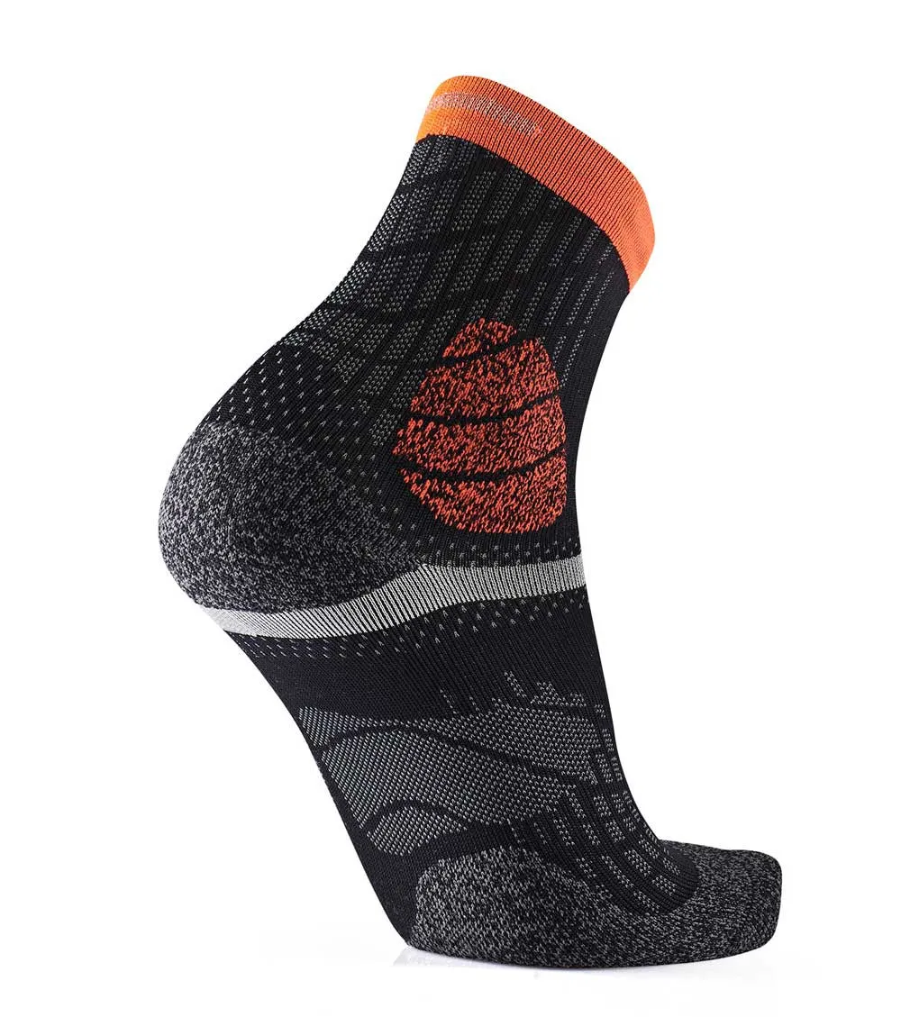 My FIT Trail Protect chaussettes trail noir/orange anti-ampoule