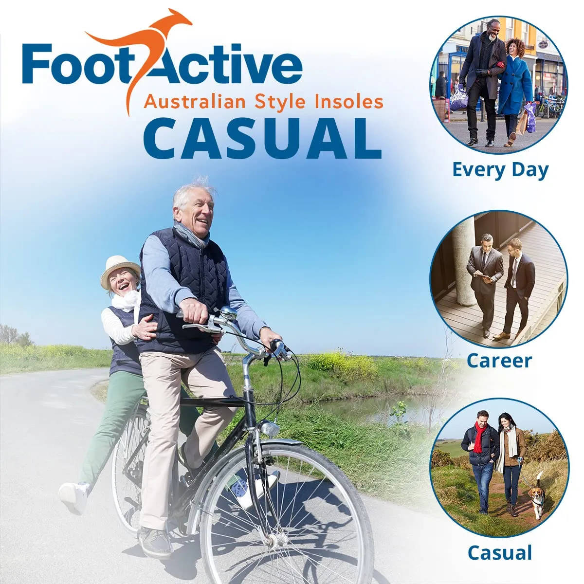 FootActive Casual Premium semelle 3/4 44-45 voûte plantaire