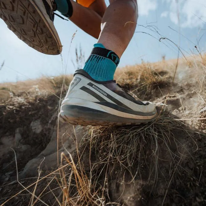 My FIT Run Ultra chaussettes running noir turquoise stabilisantes