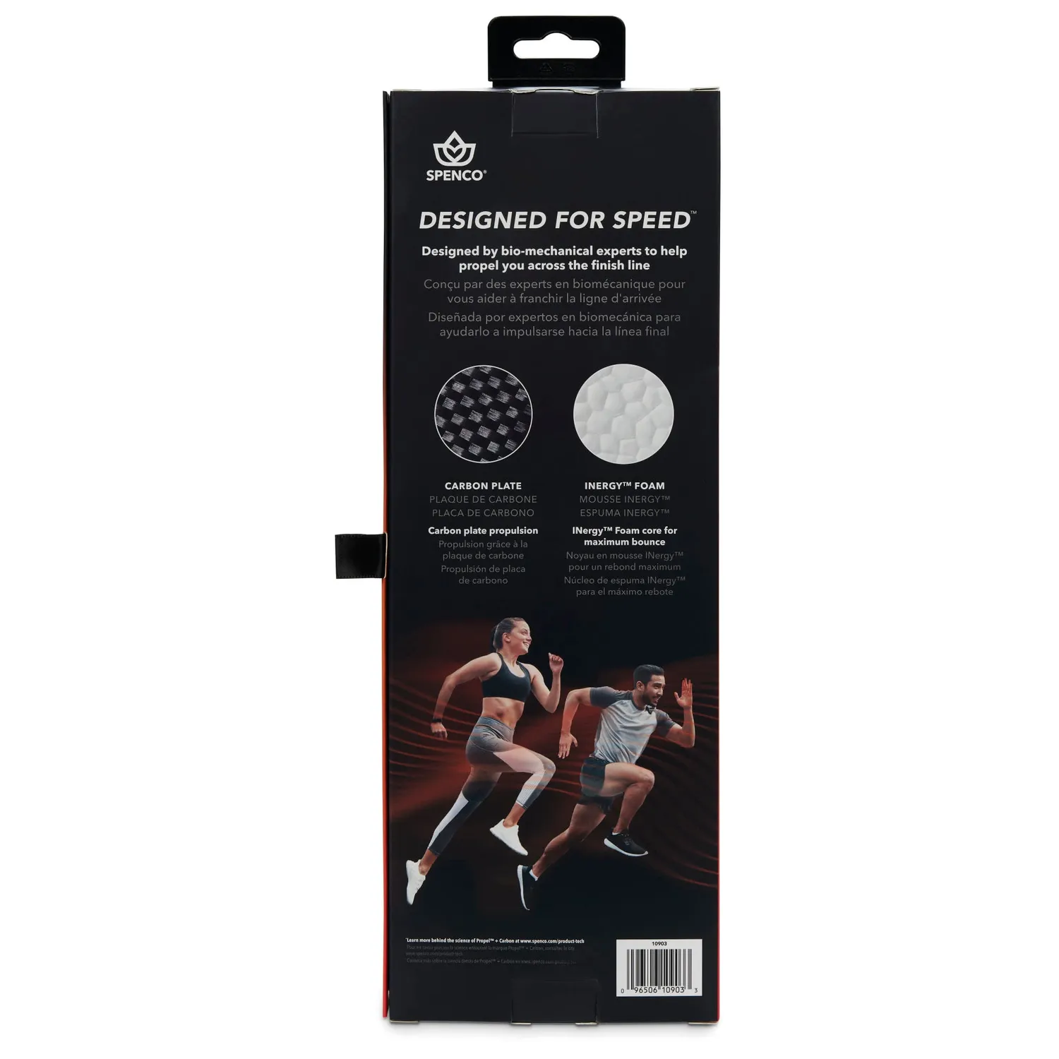 Spenco Propel Carbon semelles performance propulsion