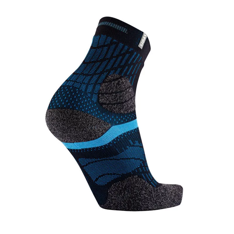My FIT Trail Double chaussettes trail noir turquoise anti-ampoules