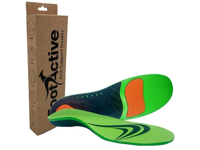 FootActive Sport semelle gel vert XL 46/47 anti-pronation