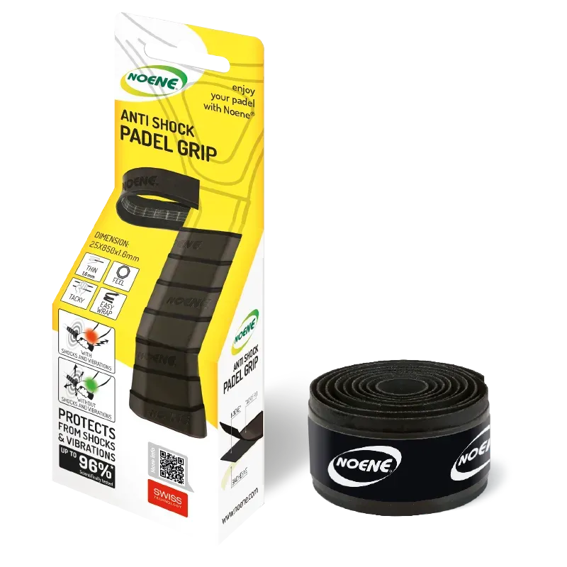 Noene Anti Shock Grip Padel Beach Tennis grip raquette 1,6 mm adhérent
