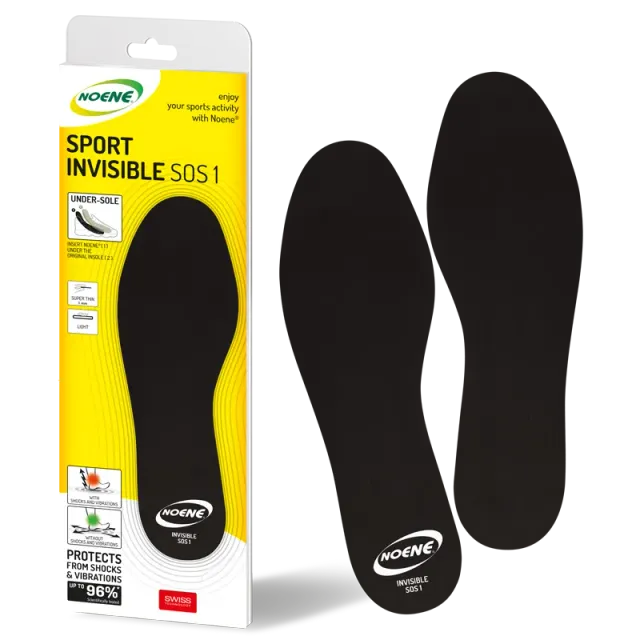 Noene Invisible SOS1 semelles sport ultra-fines 1 mm