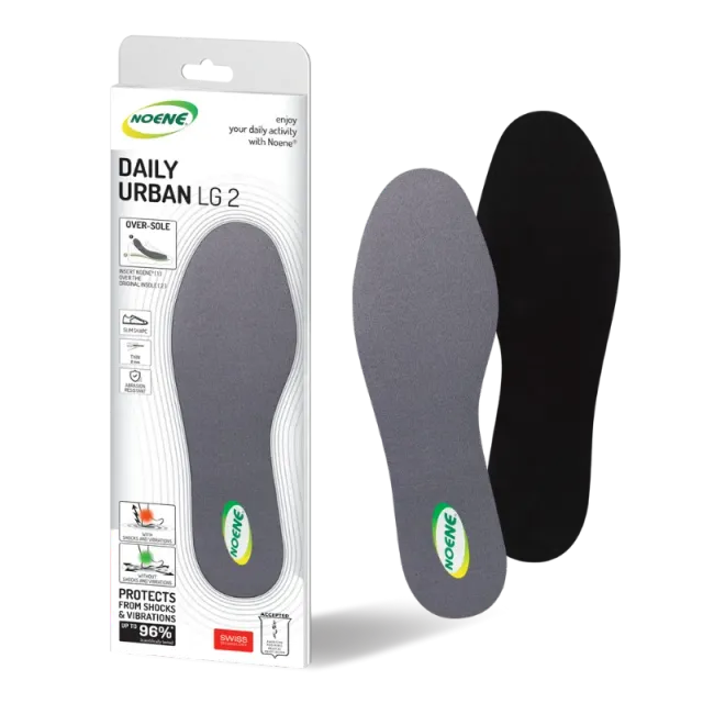 Noene Urban LG2 semelles ville fines 2 mm chaussures étroites