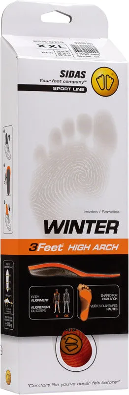Sidas Winter 3Feet High semelles ski voûte haute