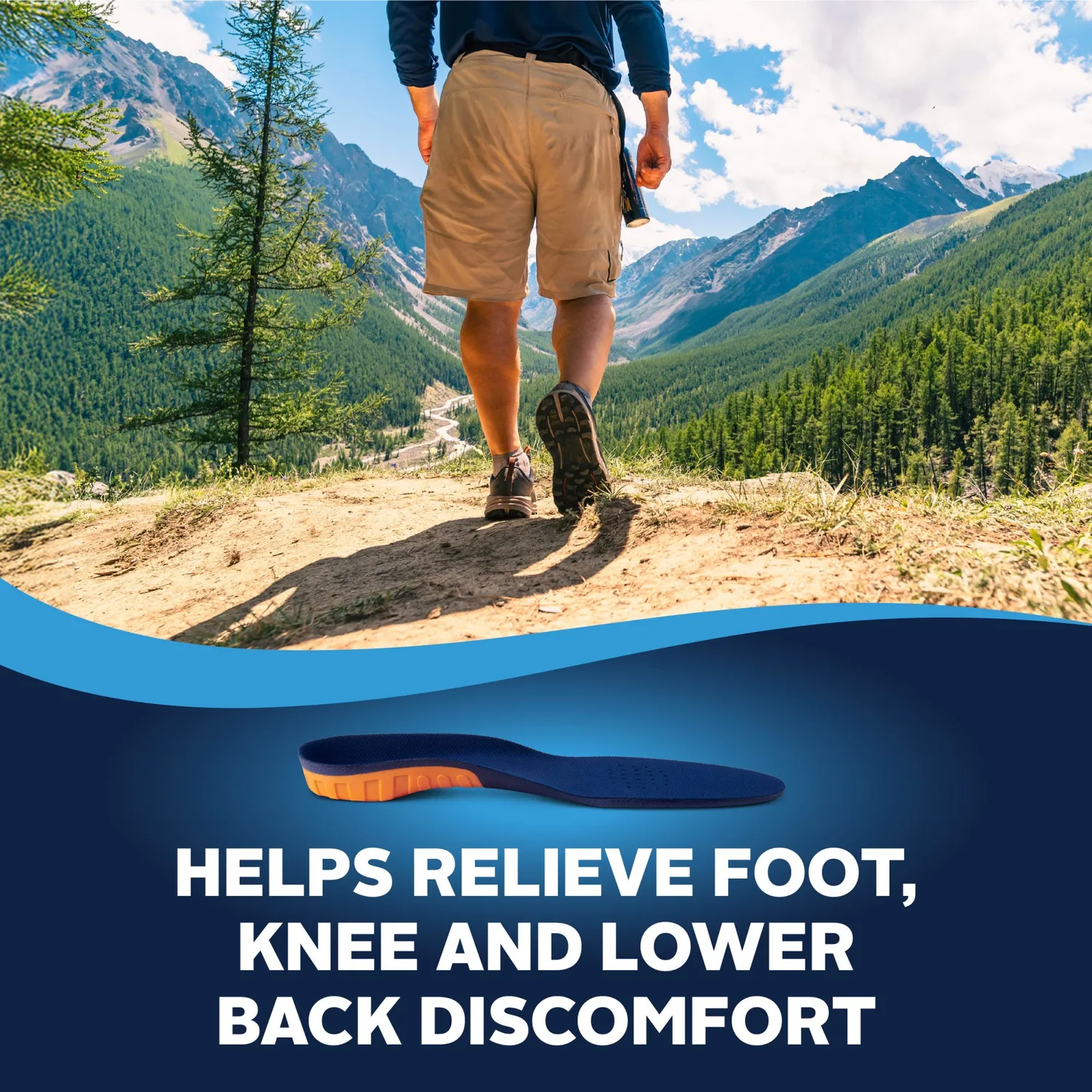 Airplus Knee & Back Support semelles à découper soutien voûte