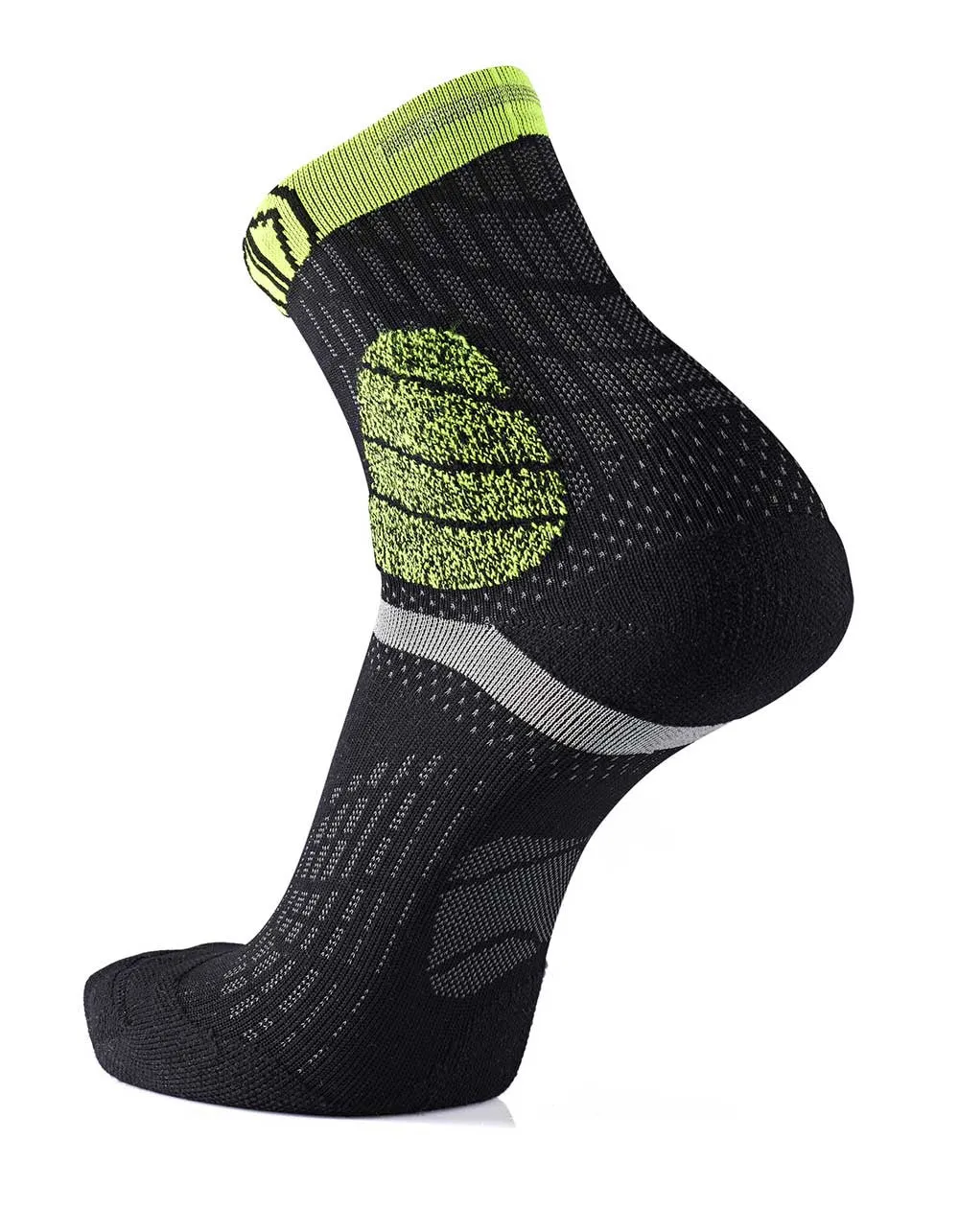 Sidas Trail Protect noir jaune chaussettes trail lot 2 paires