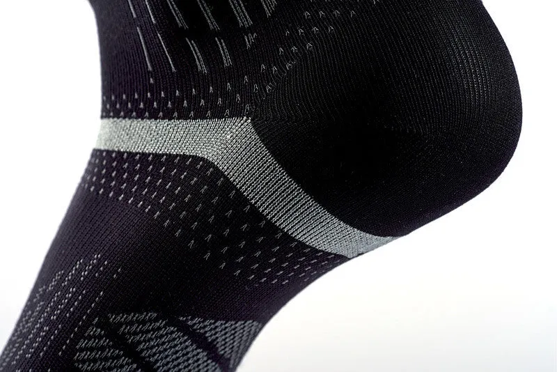 My FIT Run Feel chaussettes running noir jaune fines