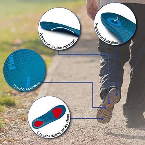 FootActive Plantar Fasciitis semelles orthopédiques extra-coussinets