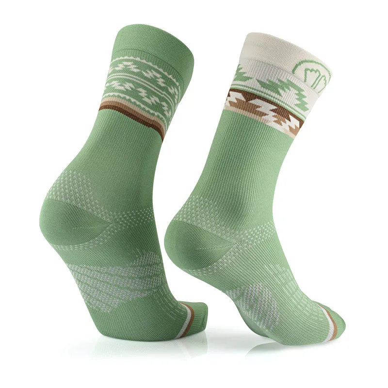 My FIT Run Spirit chaussettes running vert respirant