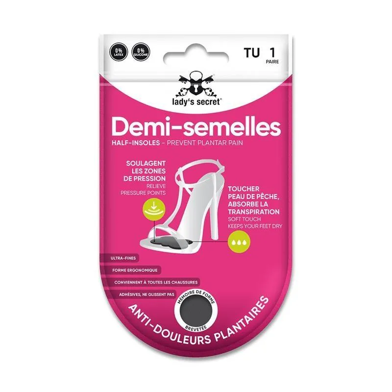 Lady's Secret Demi-Semelles Anti-Douleurs mousse caramel
