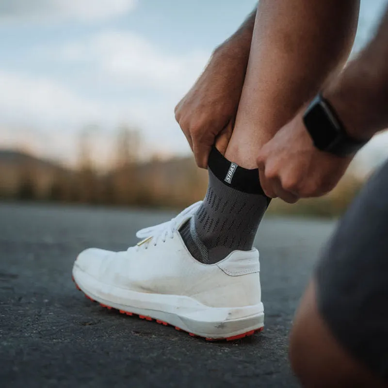 My FIT T-Free Run chaussettes running gris/noir