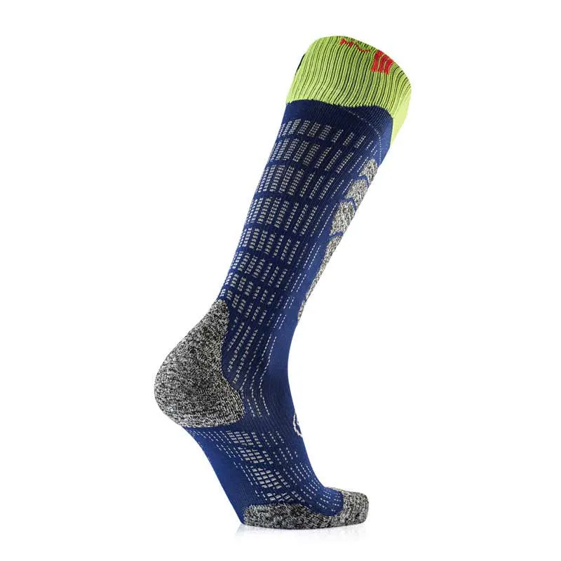 My FIT Ski Comfort chaussettes ski bleu/gris x2 mérinos