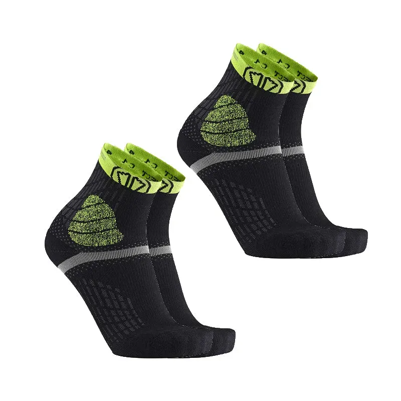 Sidas Trail Protect noir jaune chaussettes trail lot 2 paires