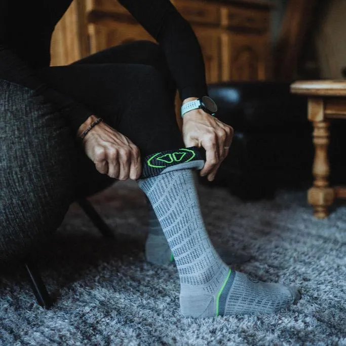 My FIT Ski Merino Performance chaussettes ski fines blanc bleu