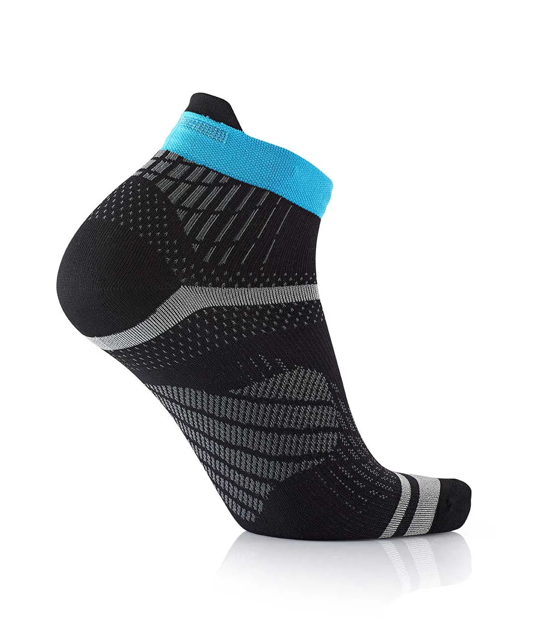 My FIT Run Feel chaussettes running noir turquoise fines