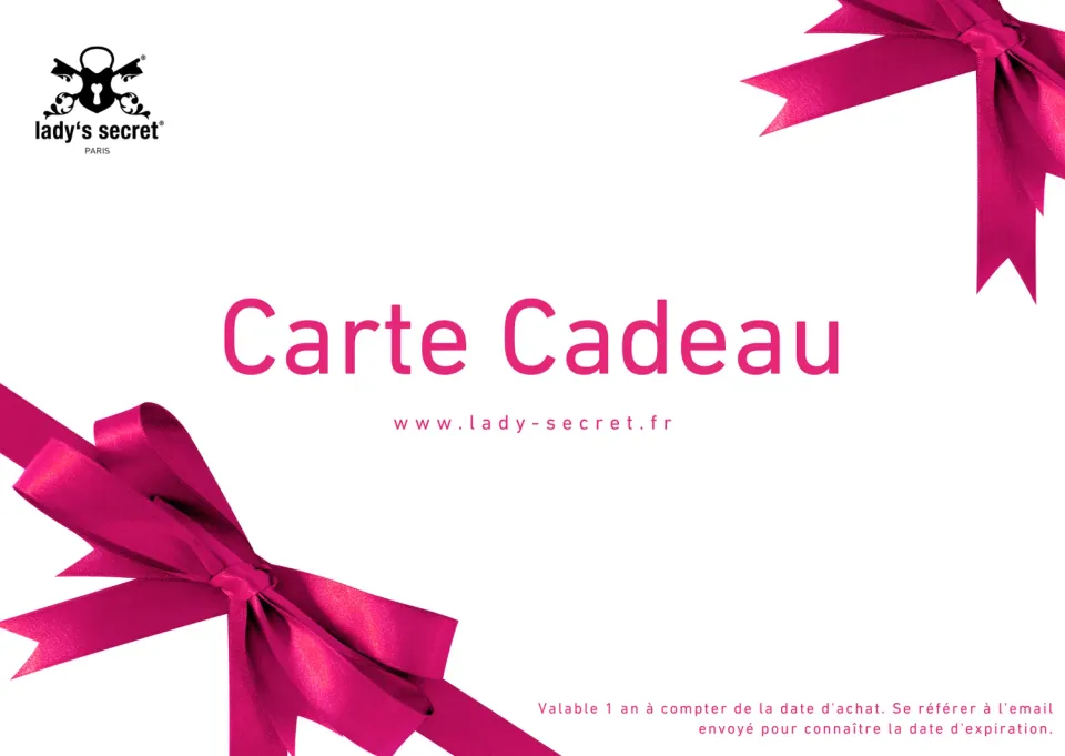 Lady's Secret Carte-cadeau 10 € valable 1 an