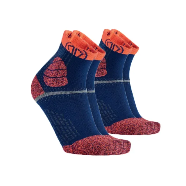 Sidas Trail Protect bleu orange chaussettes trail lot 2 paires