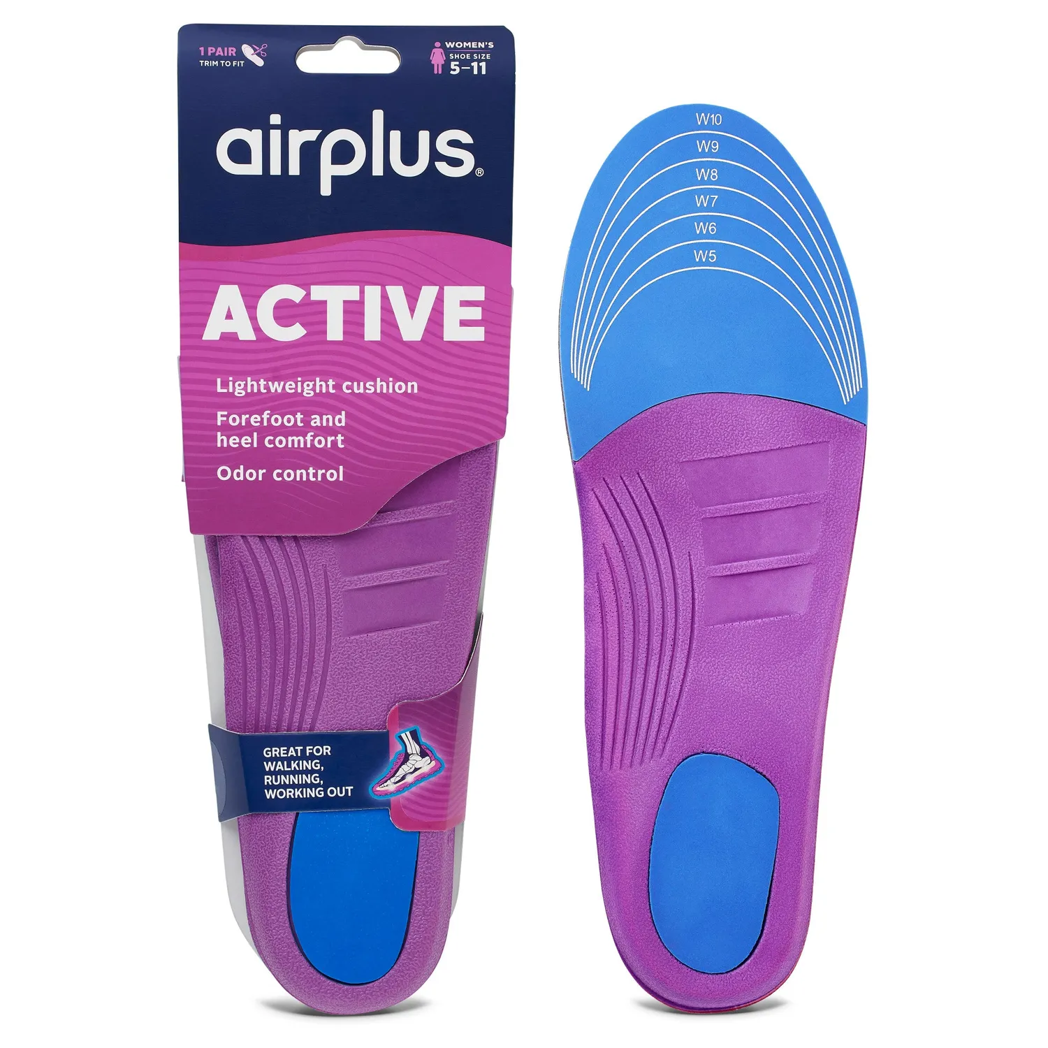 Airplus Active semelle sport stabilisante anti-odeur