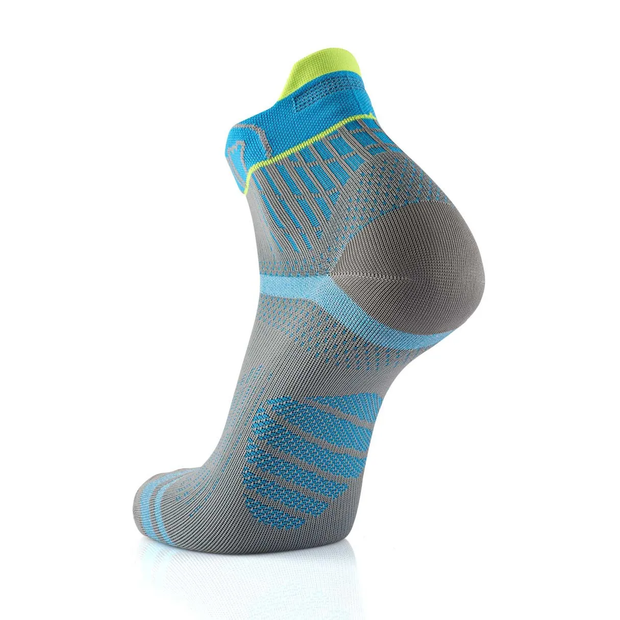 My FIT Run Feel chaussettes running fines gris turquoise