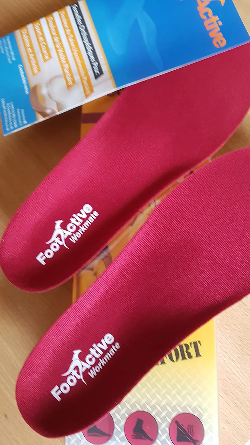 FootActive Workmate semelles travail 39/41 amorti talon