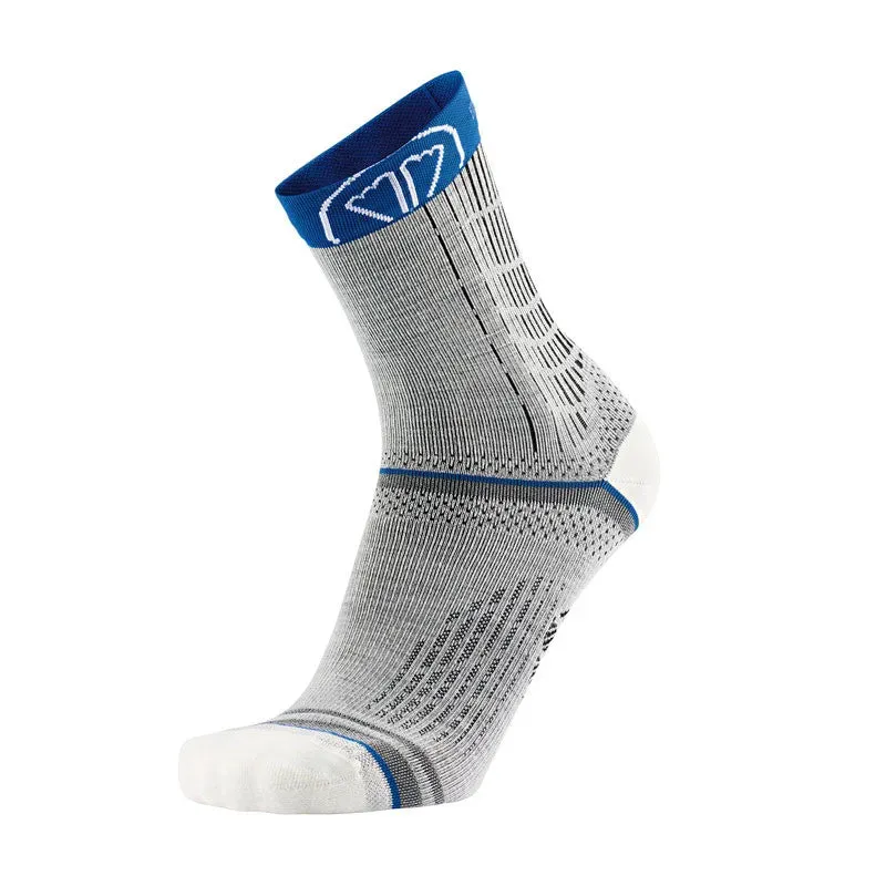 My FIT Winter Run chaussettes running gris/bleu mérinos