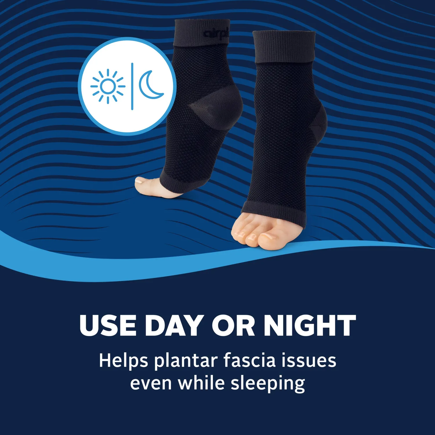 Airplus Plantar Fascia manchon pied SM/MD soutien voûte