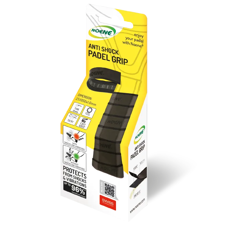 Noene Anti Shock Grip Padel Beach Tennis grip raquette 1,6 mm adhérent