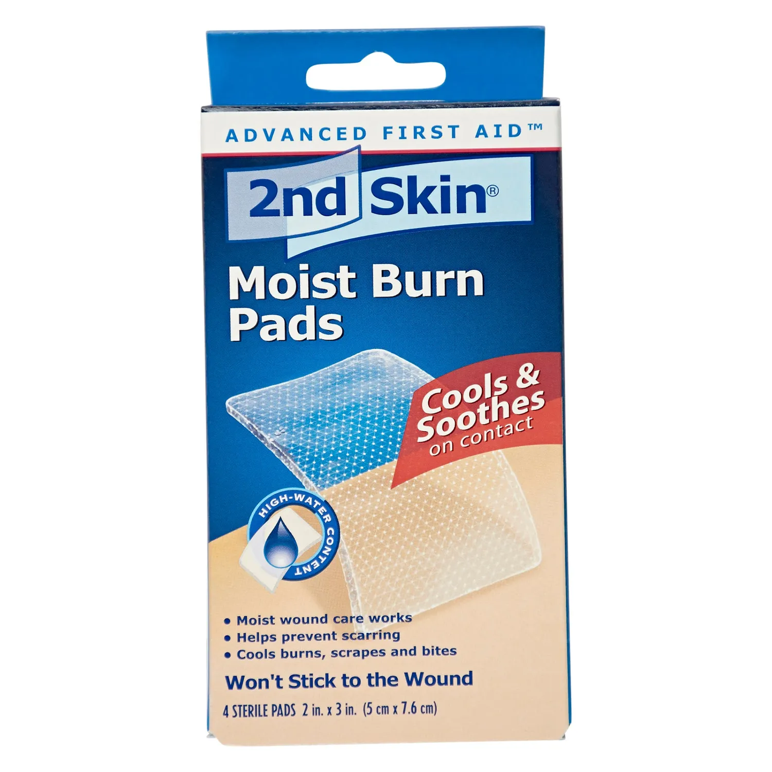 Spenco Moist Burn Pads pansement brûlure hydrogel