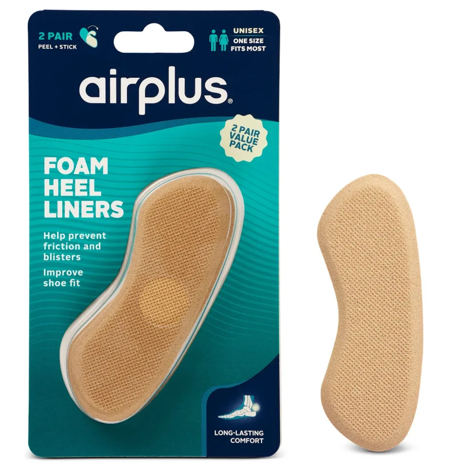 Airplus Heel Liners protège-talons mousse 2 paires
