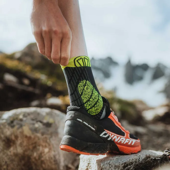 Sidas Trail Protect noir jaune chaussettes trail lot 2 paires