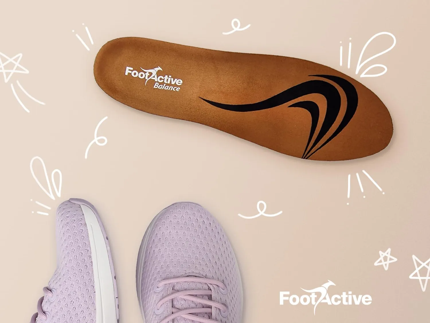 FootActive Balance M semelle fine chaussures étroites