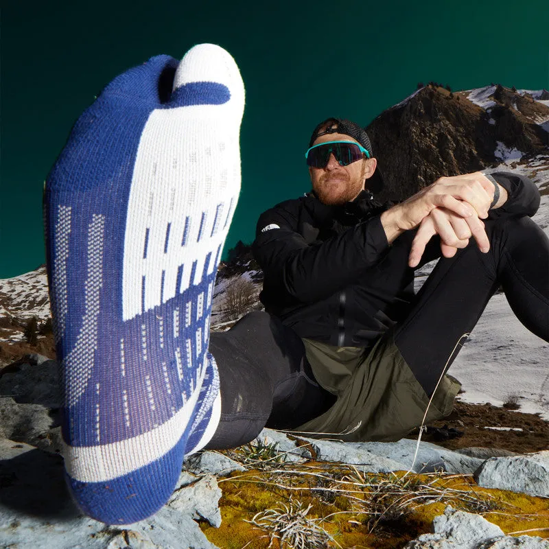 My FIT T-Free Trail chaussettes trail bleu/gris propulsion