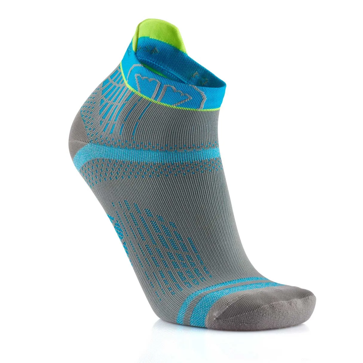 My FIT Run Feel chaussettes running fines gris turquoise