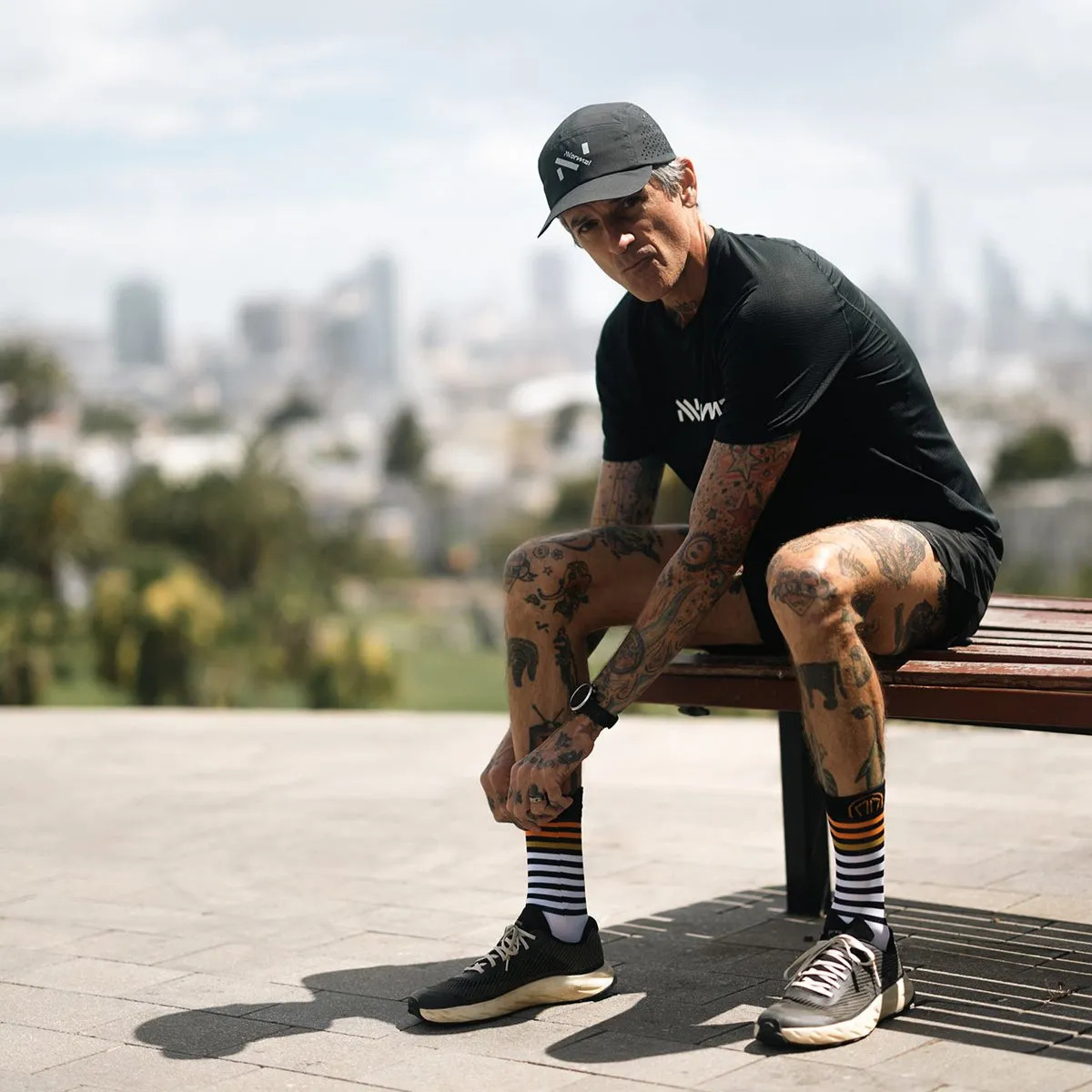 My FIT Run Anatomic Light Crew chaussettes blanc