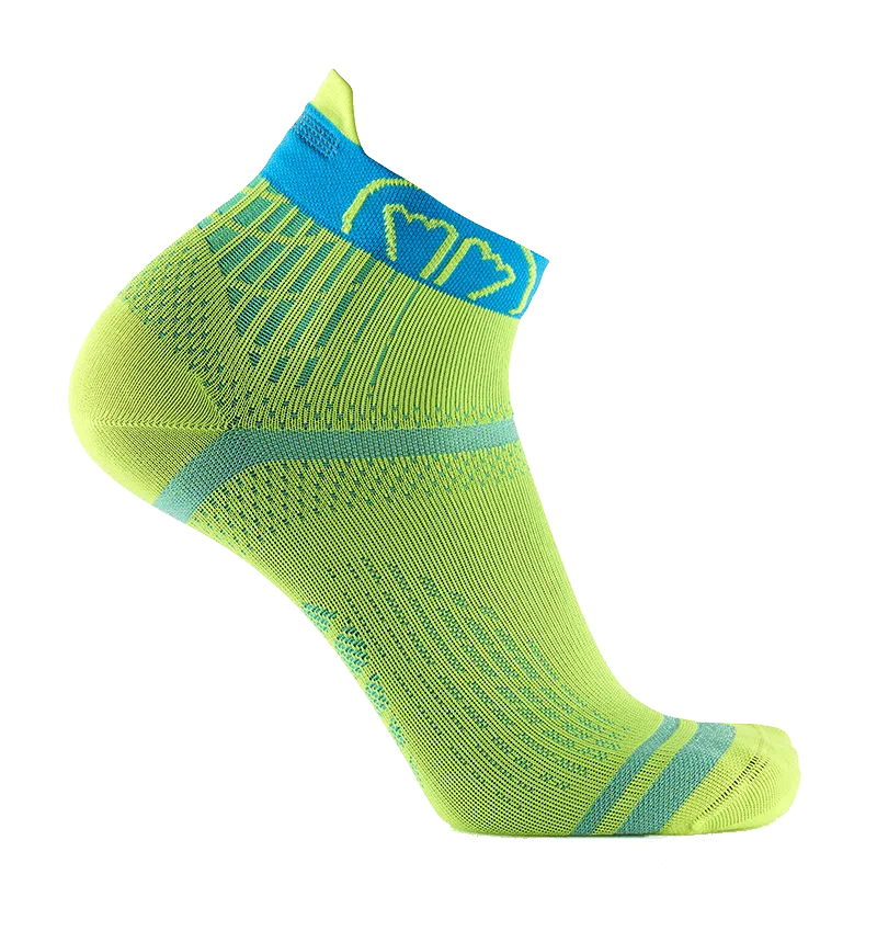 My FIT Run Feel chaussettes running jaune-turquoise