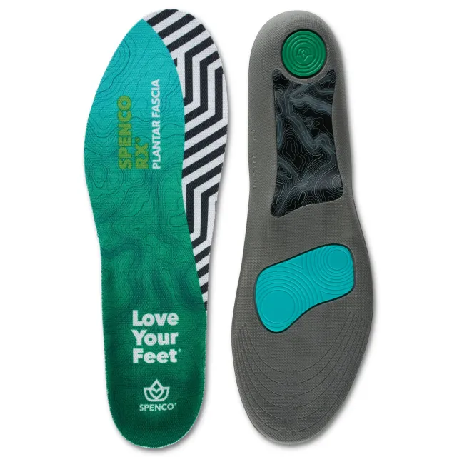 Spenco RX Plantar Fascia semelles longueur complète soutien voûte