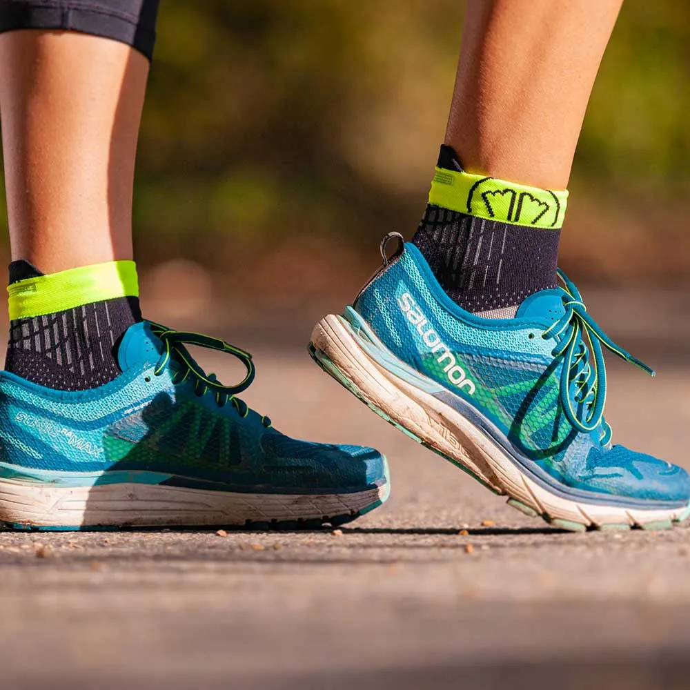 My FIT Run Feel chaussettes running noir jaune fines