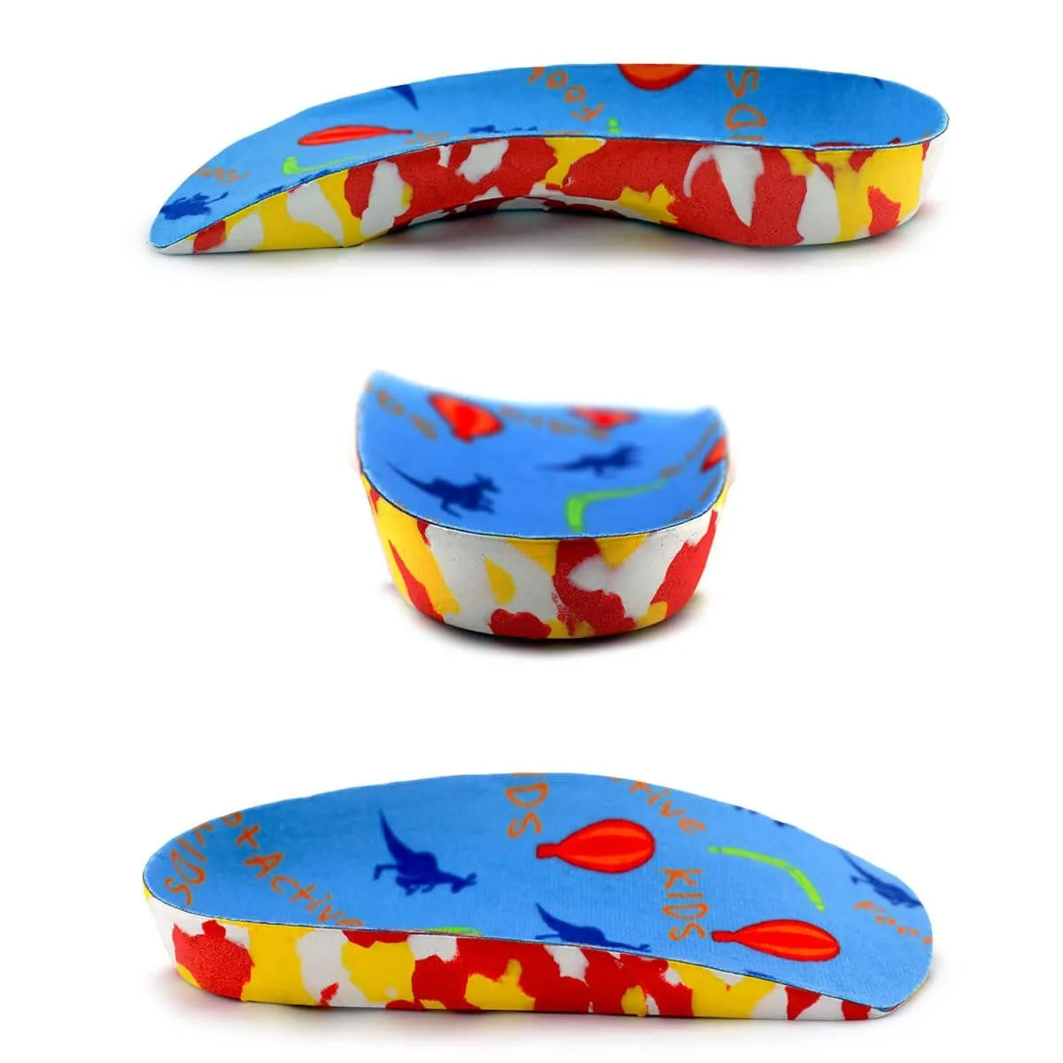 FootActive Kids 3/4 semelles orthopédiques enfant 32/34 soutien voûte