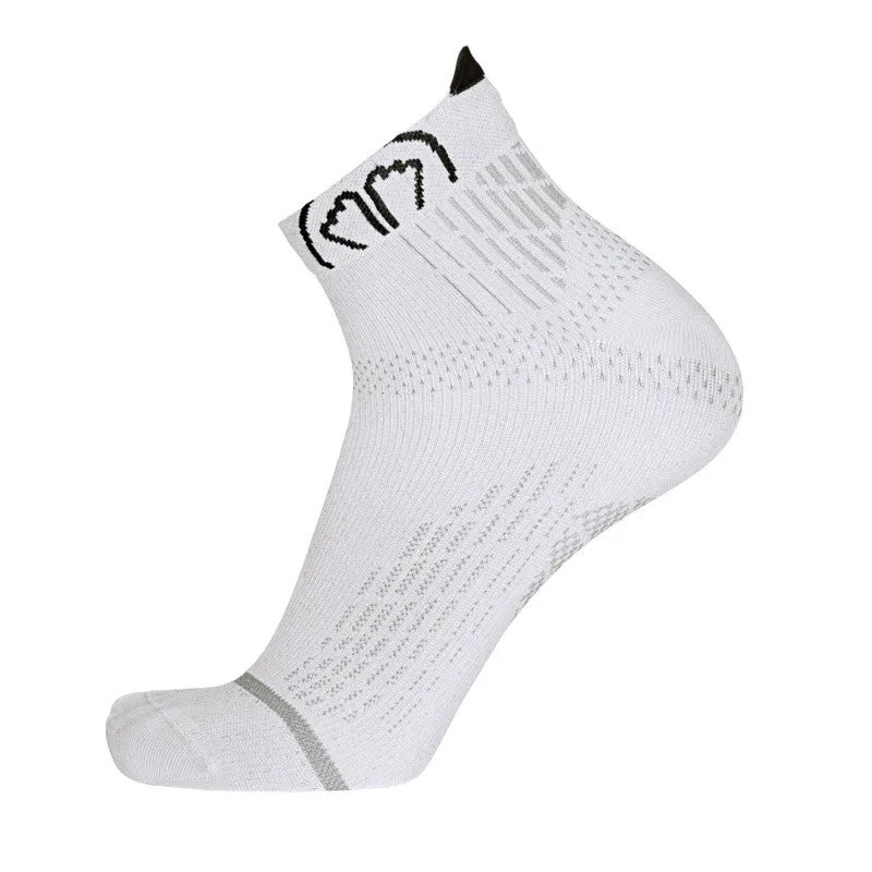 My FIT Run Anatomic Ankle chaussettes running blanches 2 paires fines