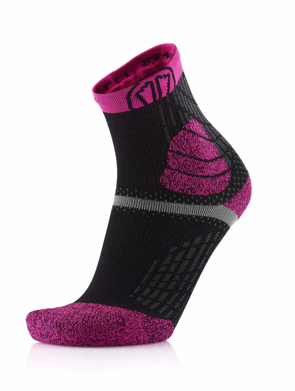 My FIT Trail Protect chaussettes trail rose/noir