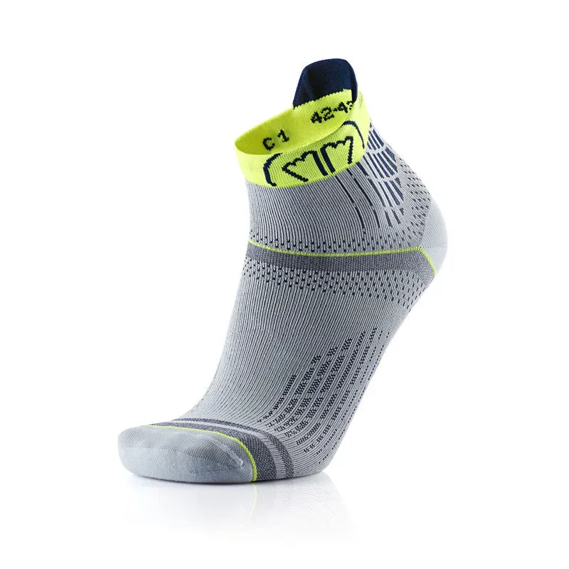 My FIT Run Feel chaussettes running fines gris jaune