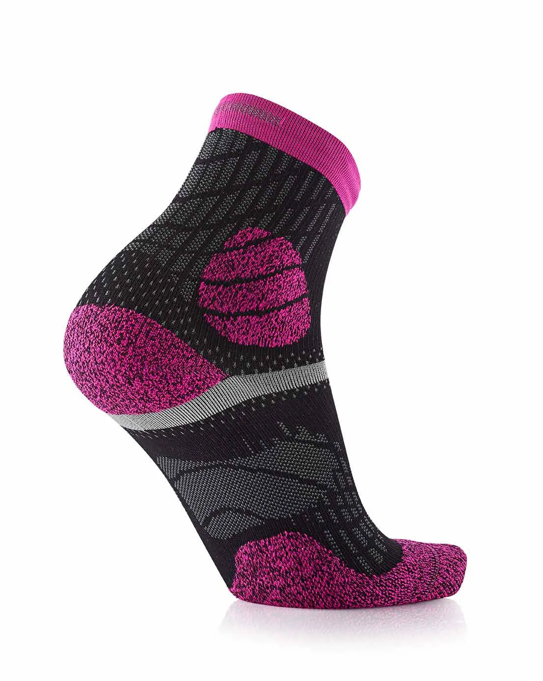 My FIT Trail Protect chaussettes trail rose/noir