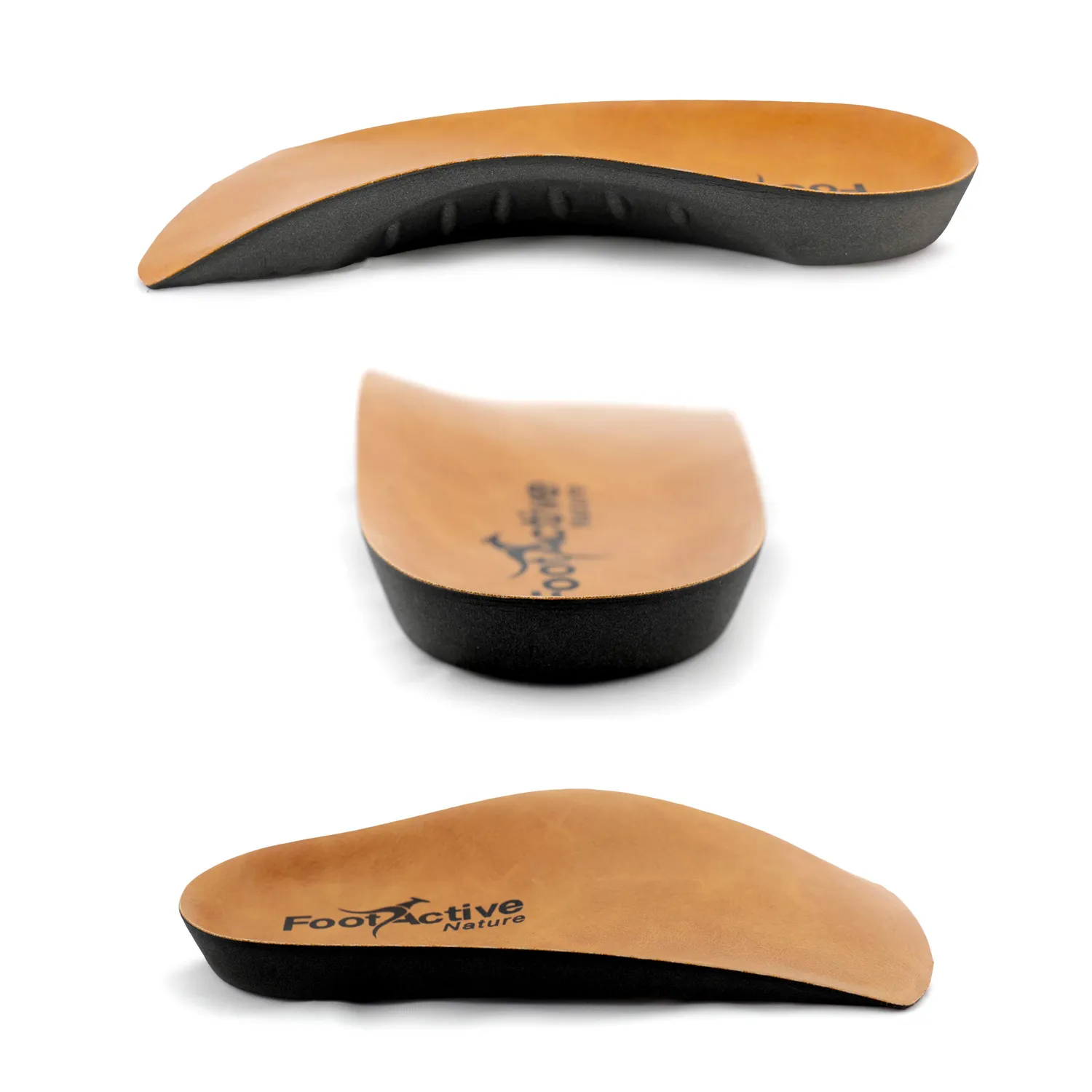 FootActive Nature orthèse plantaire 3/4 cuir confort