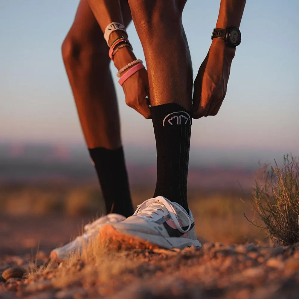 My FIT Run Anatomic Crew chaussettes running noires fines